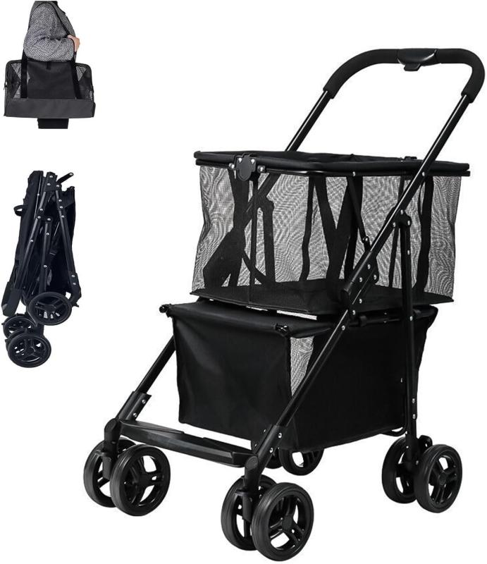 楽天市場】ショッピングカート 折りたたみ 4輪（キッチン用品・食器