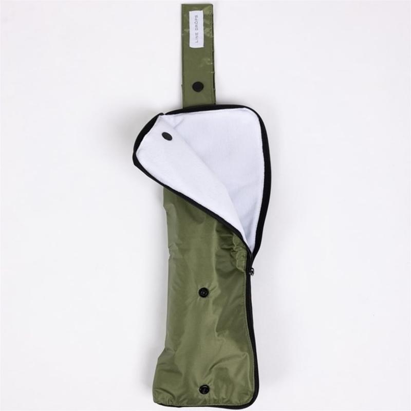 小川(Ogawa) 吸水生地 傘ケース 傘カバー 折りたたみ傘用 LINEDROPS コンパクト収納 ロング ショート ..