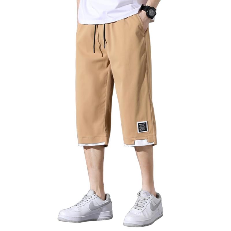 ハーフパンツ メンズ 夏 7分丈 スポーツ ミディアムパンツ 半ズボン カーゴパンツ クロップドパンツ リラックスパンツ 冷感 カジュアル 通気 快適 かっこいい