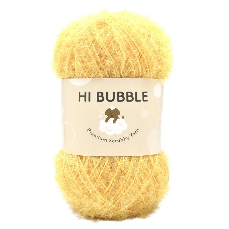 NASKA 毛糸 ハイバブル (HI BUBBLE) 並太 90g 約 215m Col.19 イエロー 系 N-107