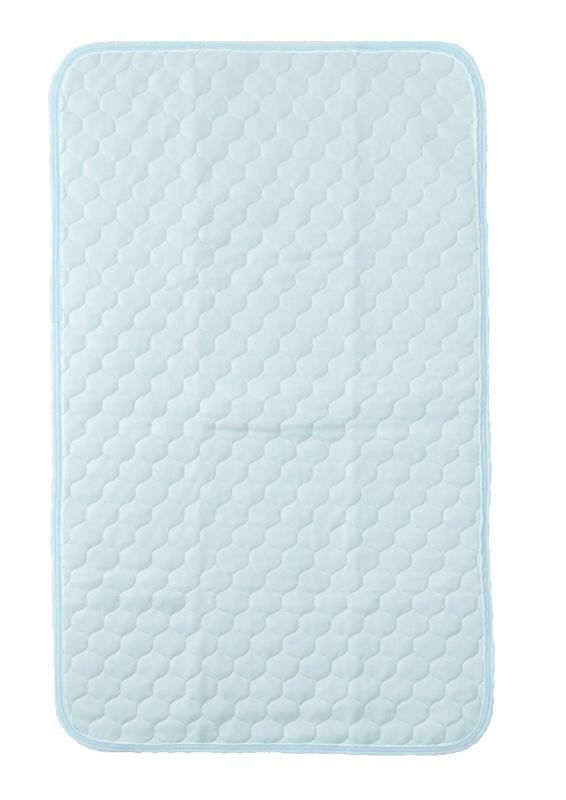 Rakuten - 渡嘉毛織 防水機能付き ひんやり冷感 キルトパット 70×120cm ベビー用 接触冷感 敷パット