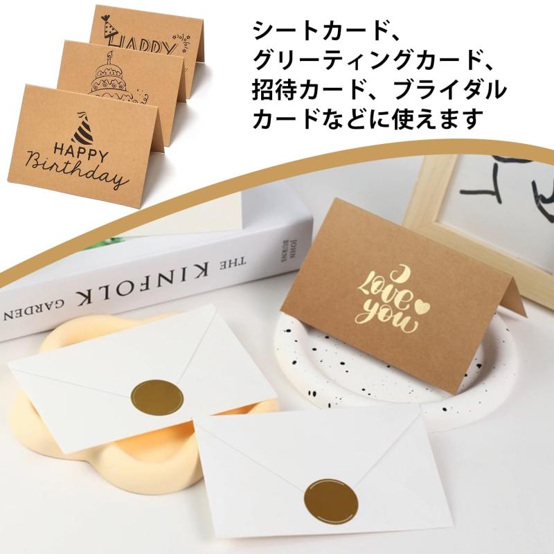 PAVIKE 折り畳み式 ブランクカード 30...の紹介画像3