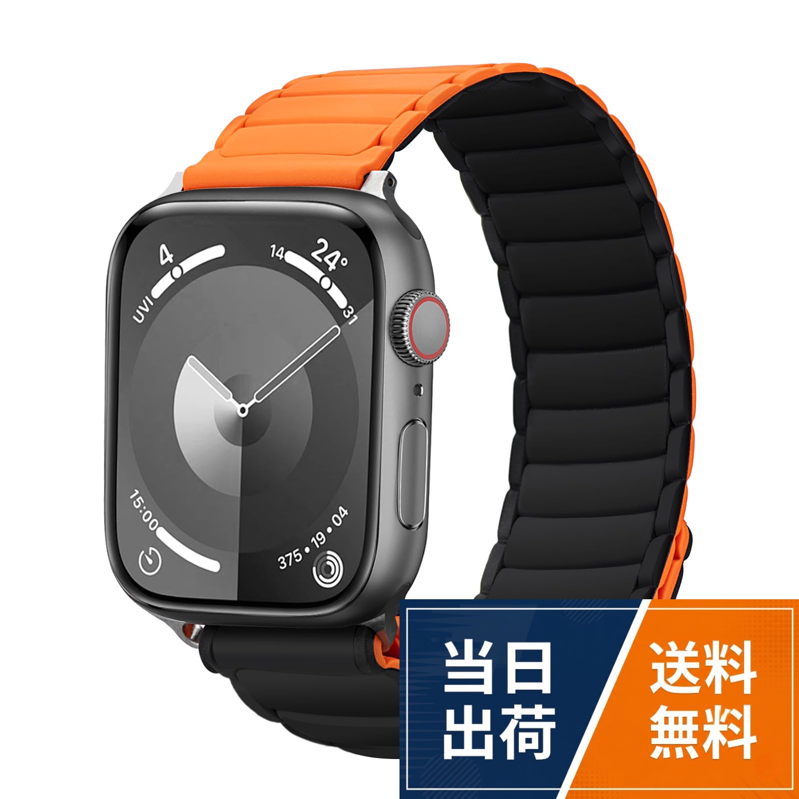 [FEEKI] コンパチブル Apple Watch バンド 49mm 46mm 45mm 44mm 42mm 41mm 40mm 38mm コンパチブル アップルウォッチバンド 簡単装着 両面利用 防水 通気性 汗に強い 男女兼用Apple Watch Series 11/10/9/Ultra/SE/8/7/6/5/4/3/2/1に対応