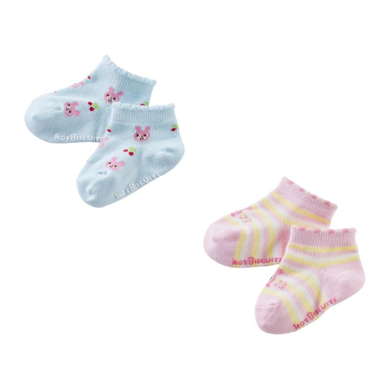 [MIKIHOUSE HOT BISCUITS] [ミキハウス ホットビスケッツ] ローカットソックスパック 男の子 女の子 ベビー 子供服 74-9635-688