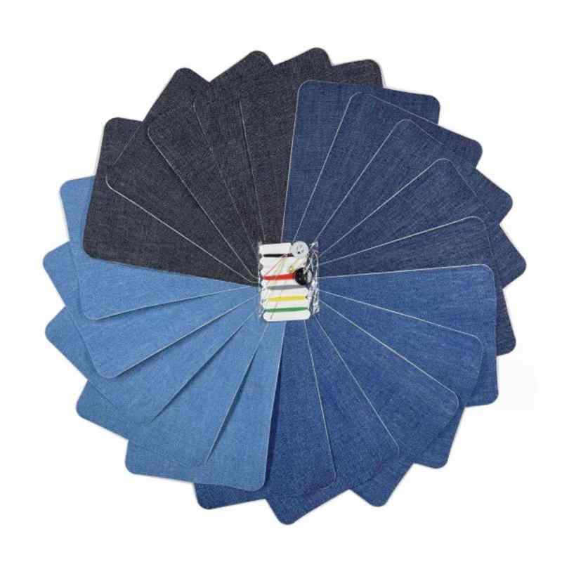 サムコス 補修布 アイロンパッチ セット 補修パッチ アイロンがけに使う 長方形 じゅんしょく リペア 貼付パッチ ダウンジャケット コート着 衣類の補修 テント 寝袋 使用範囲が広い 複数