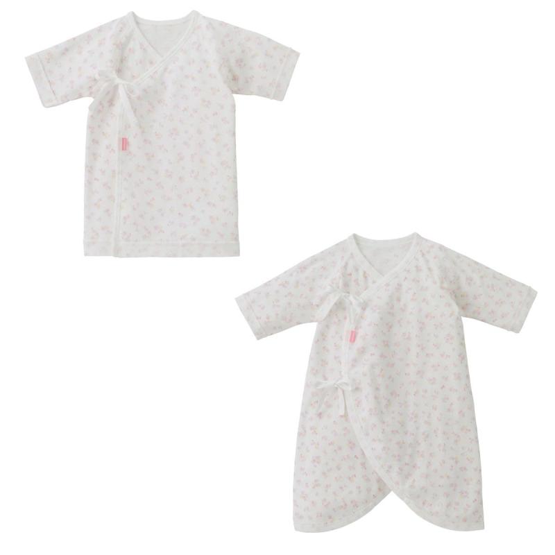 [ミキハウス ホットビスケッツ] 肌着セット 柄もの 男の子 女の子 新生児 ベビー服 74-9965-495