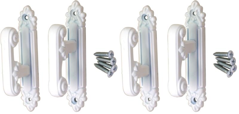 u TOSO カーテンパーツ ふさかけ ウィーン 2個1組 ホワイト 日本製 504933