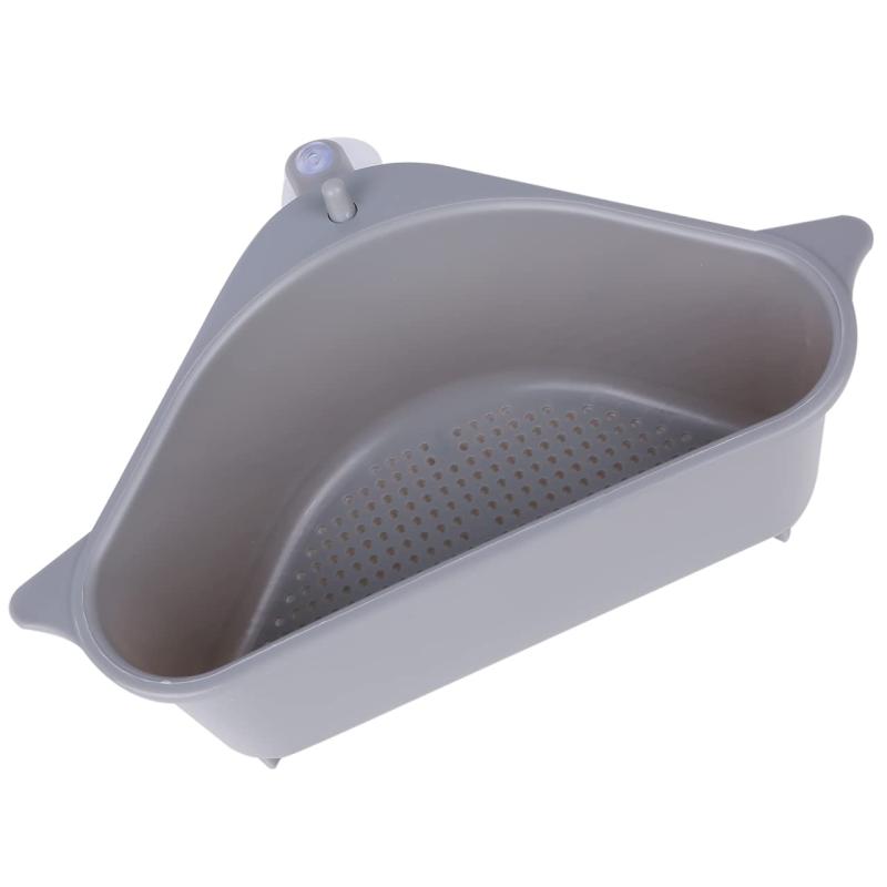 ヒロワールドトレード 三角コーナー 水切り 生ゴミ 受け スポンジ置き ゴミ受け 底がつかない