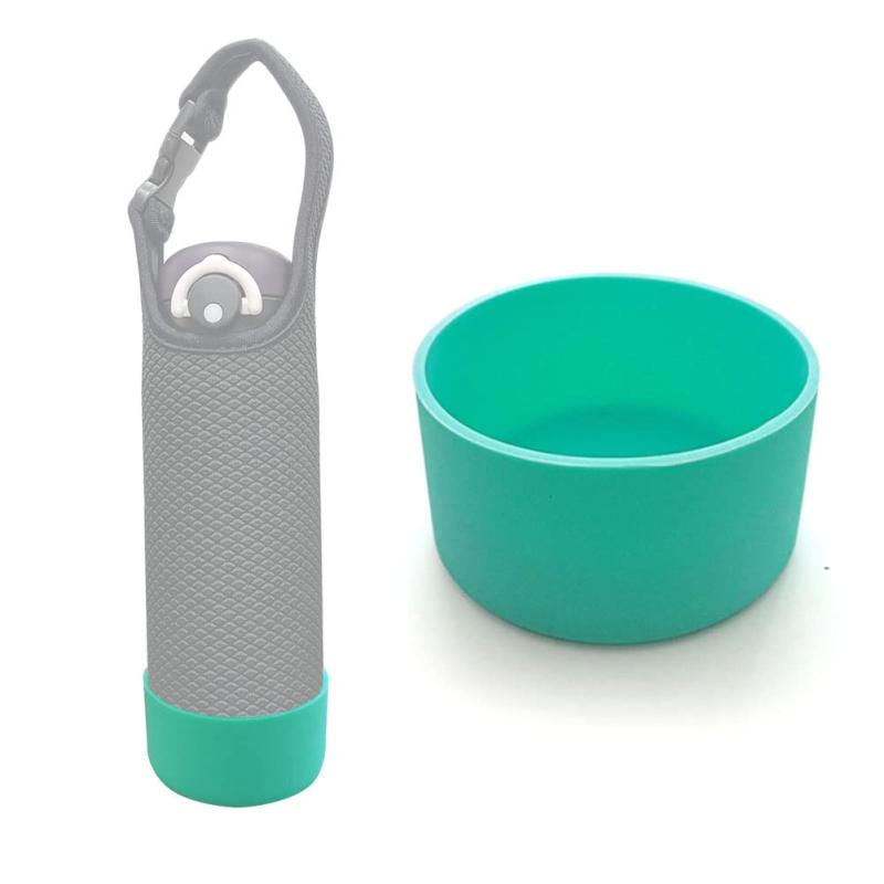 Futakuchi 水筒カバー 底 補強 水筒ポーチ 破損 修復 ペットボトル カバー 底抜け 予防 350ml 500ml 600ml カバー用 ハンディポーチ 用 底 耐摩耗 シリコン素材 1個セット(3.0)