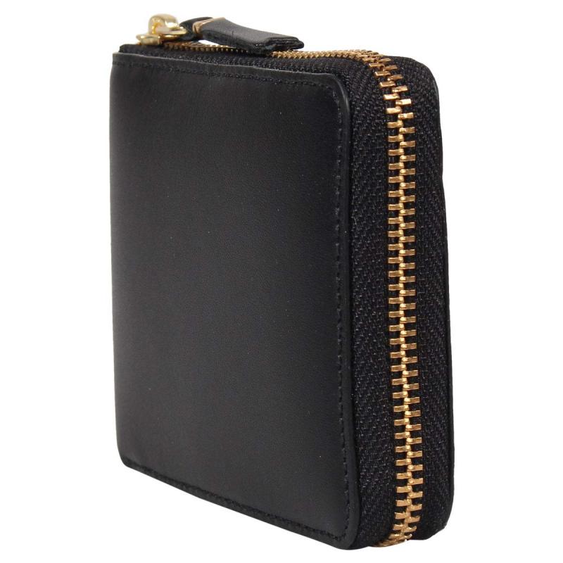 [Comme des Garcons] CLASSIC WALLET コムデギャルソン 財布 二つ折り ラウンドファスナー 本革 ブラック 黒 SA7100 メンズ レディース [並行輸入品]