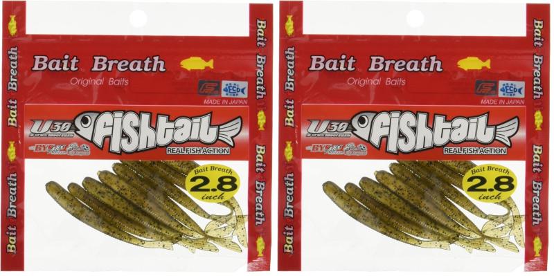 Rakuten - Bait Breath(ベイトブレス) ワーム ルアー U30 フィッシュテイル 2.8#720 グリパンブルーパール