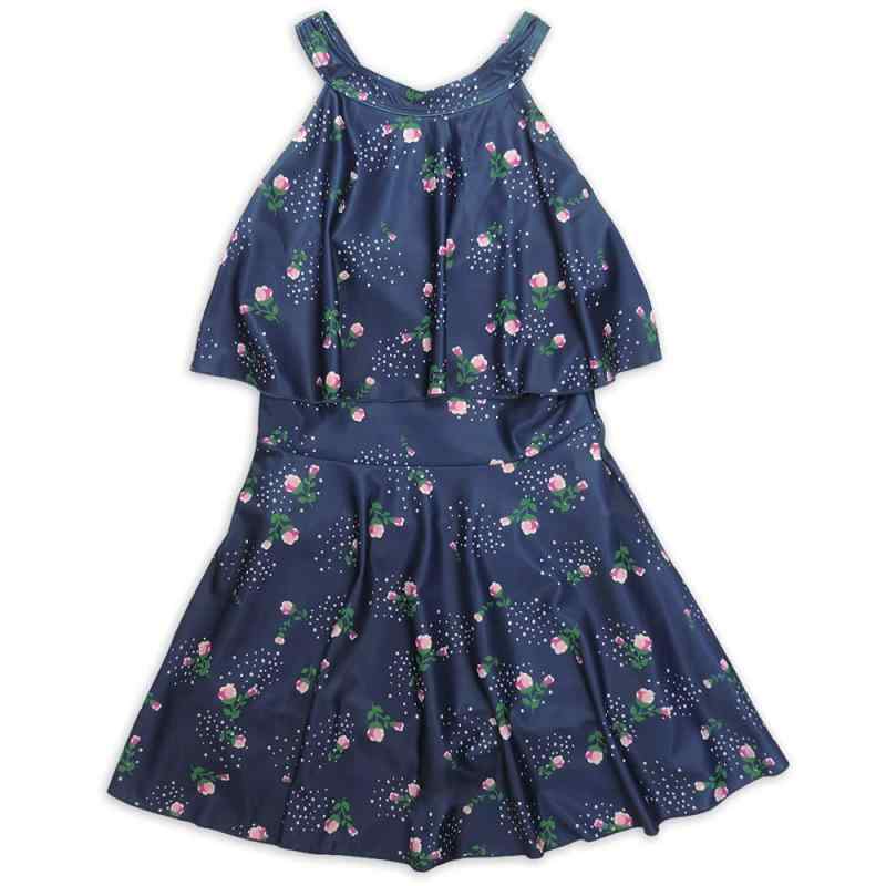 [アッシュベリー] キッズ2点セット水着/洋服感覚で着られるスイムウェア(4.0)