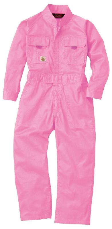 sowa(ソーワ) つなぎ ツナギ 子供（キッズ) カラーつなぎ 綿100％ sw-9009 ピンク 130