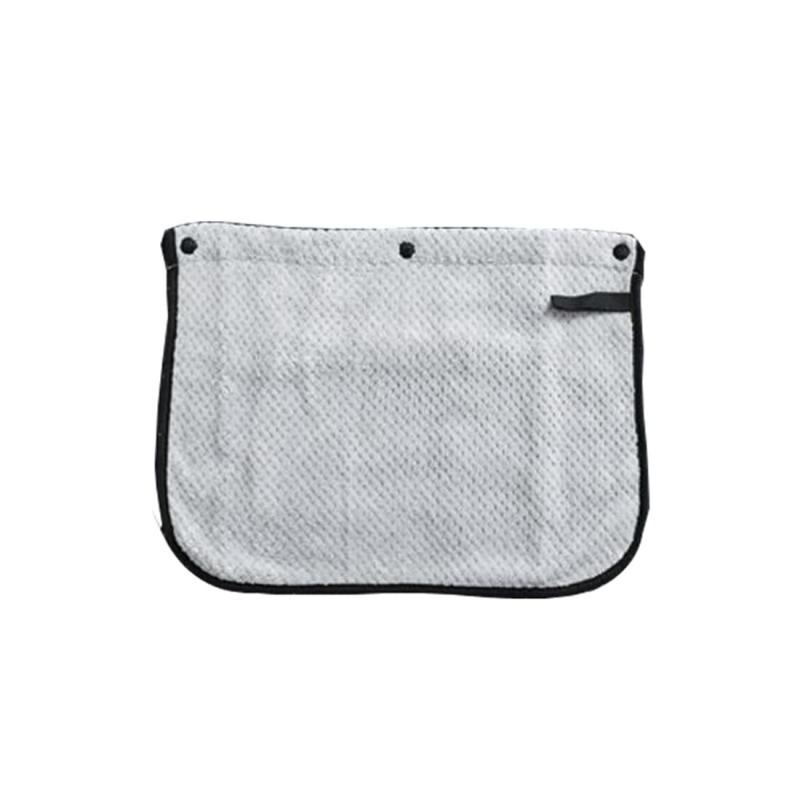 [Jeayoo] エプロン 取り外し可能な 洗えるキッチンクロス付き 大きめポケット付き 肩掛け 着脱が簡単 ..