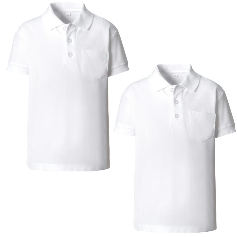 [SCHOOL HERO] スクールポロシャツ 【 半袖 / 2枚組 】 吸汗速乾《ドライで快適》抗菌消臭《清潔感キープ》高機能Locool素材使用 男の子 女の子 小学生 中学生 高校生 制服《男女兼用》シワにな