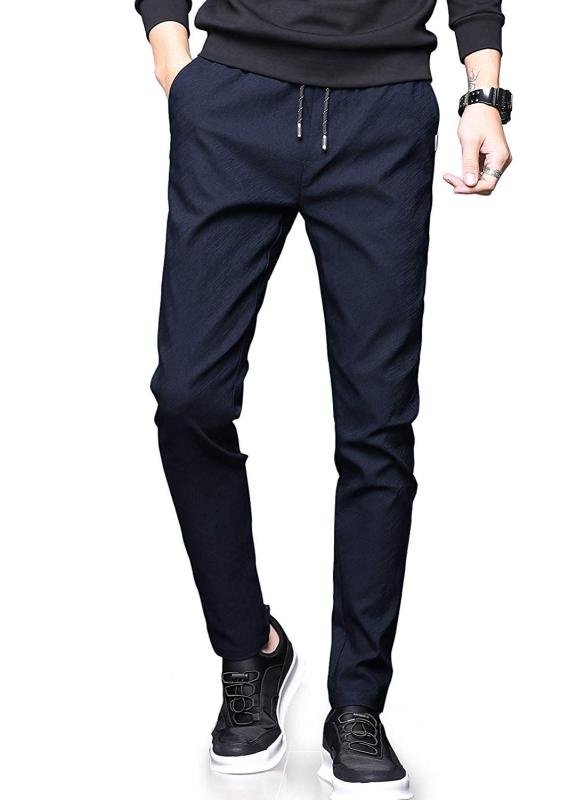 [NEWHEY] ズボン メンズ チノパン メンズ ストレッチ スキニーパンツ スウェットパンツ ジョガーパンツ 細身デザイン 大きいサイズ 夏 ブラック ネイビー グレー カーキ