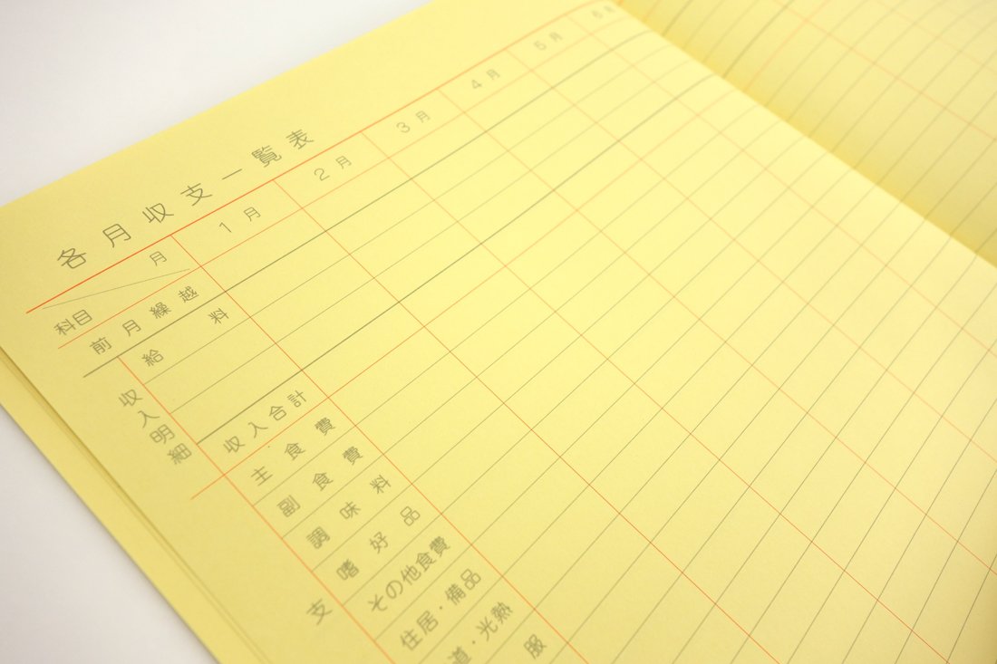 selectableの【送料無料】コクヨ スイ-130 家計簿B5無線とじ64枚｜アングル3