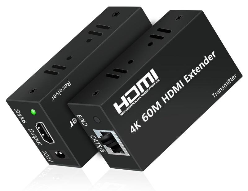 4K HDMI エクステンダー 有線LAN HDMI 変換 延長器 120M
