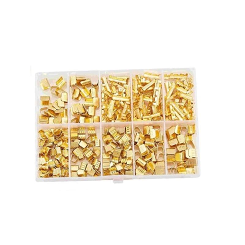 YFFSFDC スプライス端子 端子コネクタ 5サイズ 380個セット U型スプライス端子 配線 加工 DIY 汎用 配線コネクター(2.0)