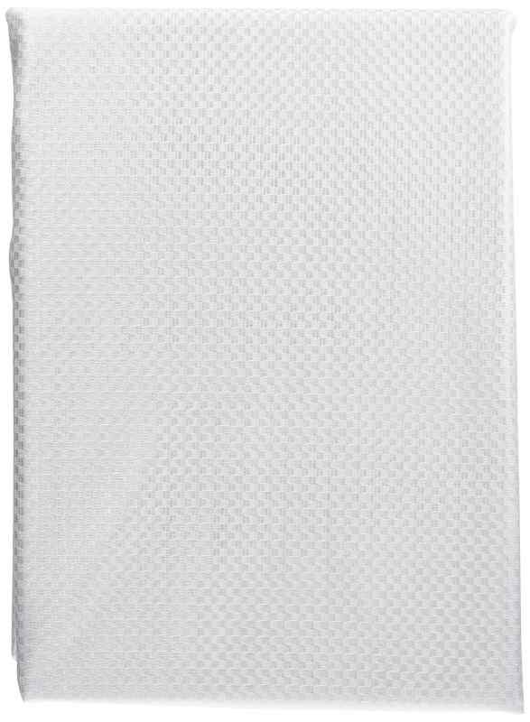 ユニベール ミラーレースカーテン ホワイト 幅100 2枚組 HAZ-L0033