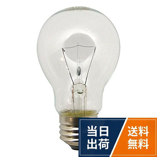 東洋ライテック　一般白熱電球〈クリア〉60W形8個セット(電球8個組)。100V（10%省電力設計）60W形54W 定格消費電力　54W。E26口金。ガラス球仕上　クリア 全光束　810 lm。定格寿命　1,000時間東洋ライテック 一般白熱電球〈クリア〉60W形8個セット(電球8個組) E26口金 TC-L100V54W 1P - 8個セット