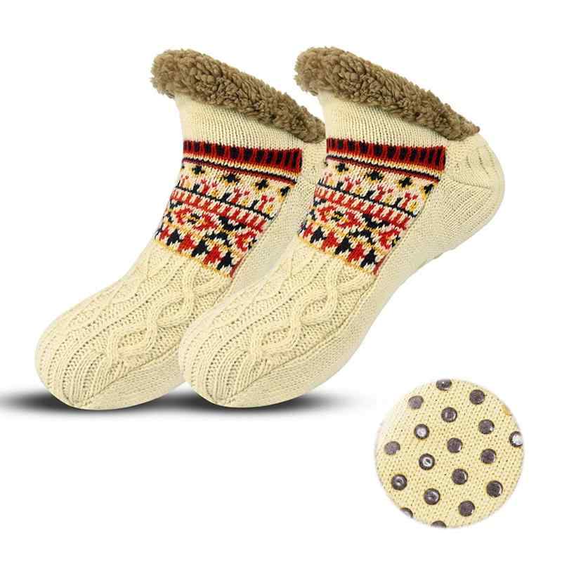 [雲見] ルームソックス 冬 滑り止め 裏起毛 裏ボア もこもこ 履く毛布 あったか 靴下 こたつソックス もこも くつした 室内靴下 室内履き ウールの裏地 部屋着 防寒 保温 大きいサイズ 男女