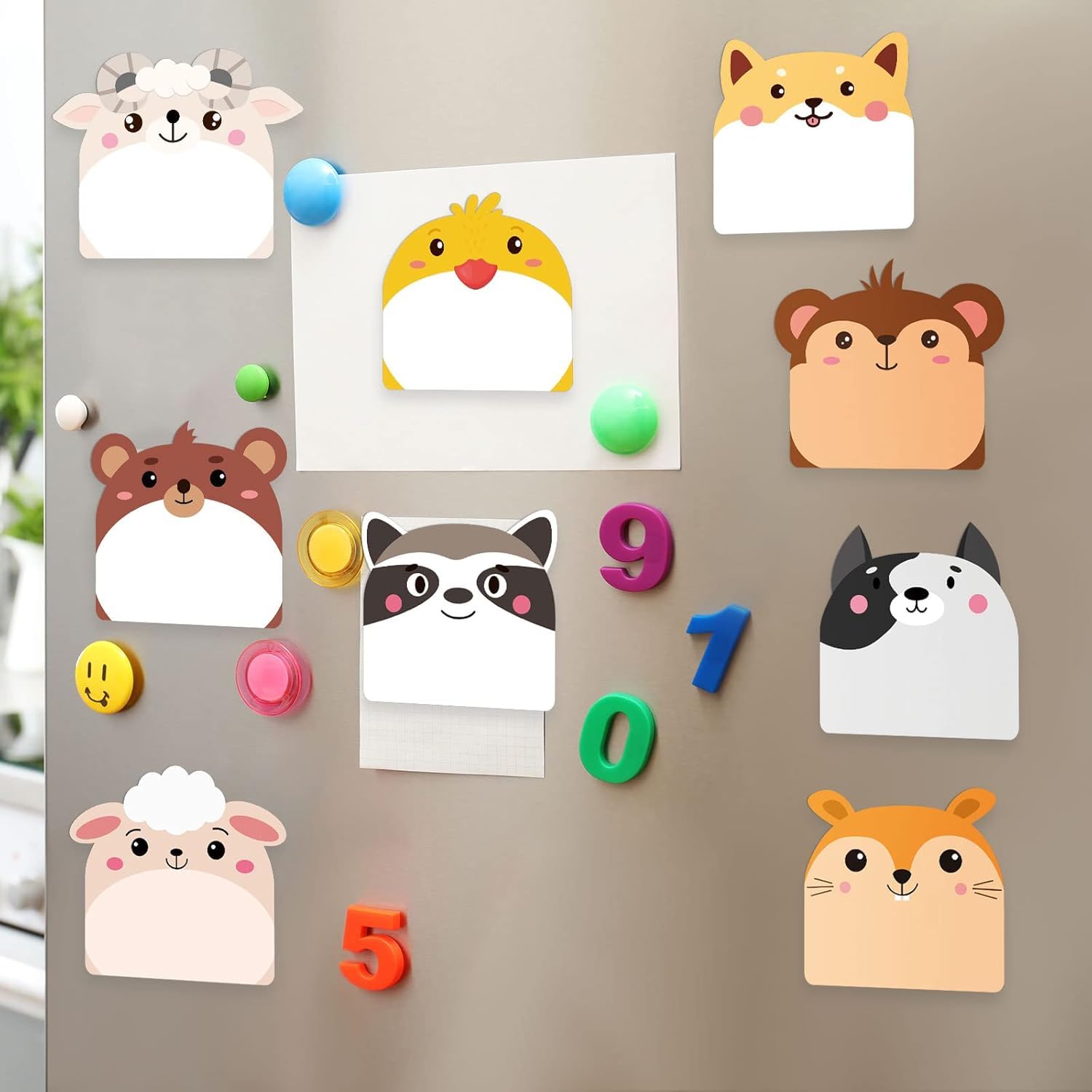 【送料無料】付箋 強粘着 可愛い動物型 ふせん ノートメモ用紙 見出し 付箋紙 学生...