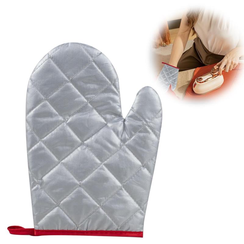 PAVIKEアイロンミトン 断熱アイロン手袋 スチームアイロンミット 耐熱ミトン アイロンミトン スチーム用 スチーム保護、耐熱性、防水性、家庭での吊り下げ式アイロンの操作