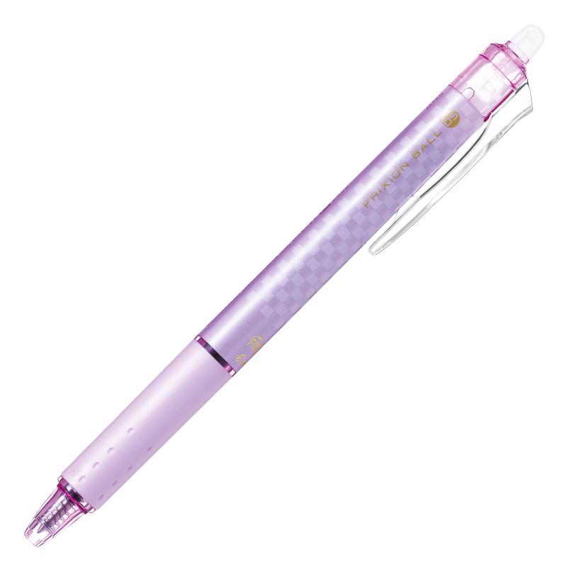 Rakuten - PILOT ボールペン フリクションボールノック デザインシリーズ チェック柄 0.5mm パープル (LFBK23EF-DBPUB)
