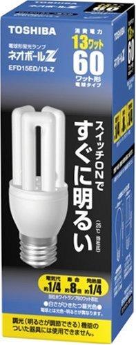 Rakuten - 東芝 ネオボールZ 電球形蛍光ランプ 電球60ワットタイプ