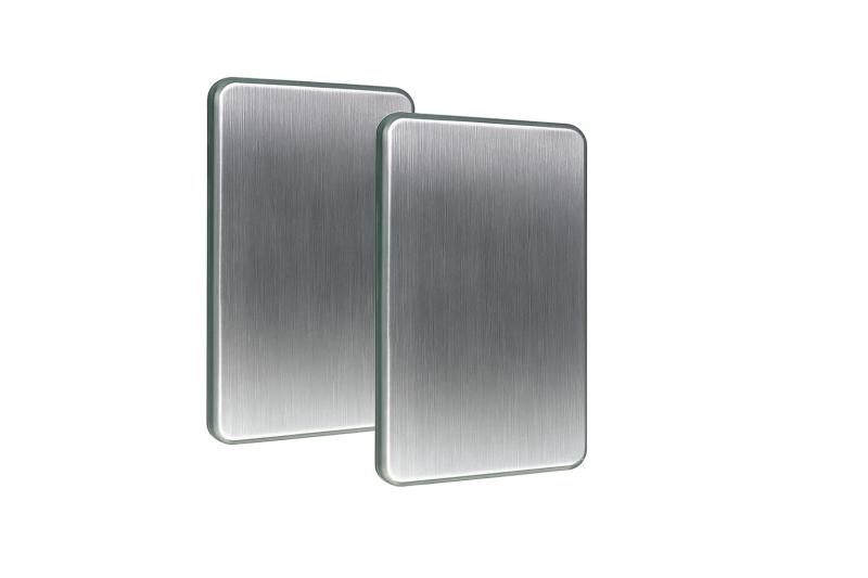 [급속 동결·장시간 보냉] 스테인리스 보냉제 M사이즈 2개 세트(175×115×13mm) 반복 사용할 수 있는 고내구 아이스팩 쿨러 박스·도시락·캠프·아웃도어용 일본어 설명서 첨부