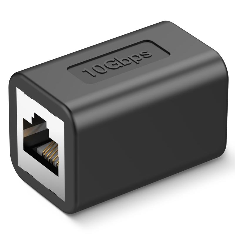 LEKVKM のlanケーブル 延長 10Gbps RJ45 のイーサネット カプラー、CAT6A/Cat6/Cat5e/Cat5 イーサネット ケーブルのためのライン カプラー PC のルーターの変復調装置のための延長アダプター PS5 雌-雌