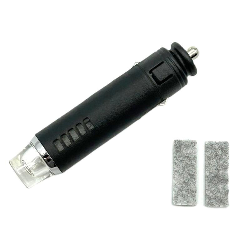 アットアロマ ドライブタイムレザー 単品(本体のみ) drive time leather 車用アロマディフューザー [アクセサリーソケットタイプ/DC12V電源] 1個 (x 1)