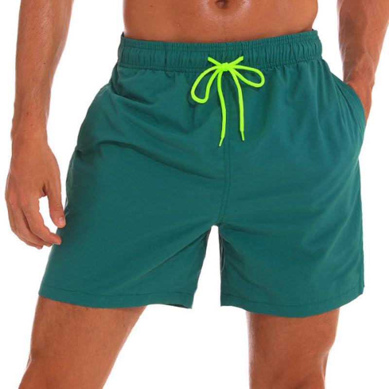 [Zleufirty] 水着 メンズ 海パン サーフパンツ ビーチ インナー付き 水陸両用 ランニング ショートパンツ メンズ トレーニング スポーツ ジョギング ハーフパンツ 男性 人気 3ポケット 通気 速