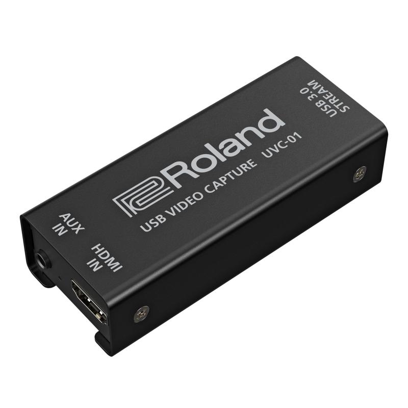 Roland ローランド UVC-01 HDMI-USBビデオキャプチャ ライブ配信・Web会議 HDMIをUSBに変換 フルHD対応 ドライバー不要で簡単接続