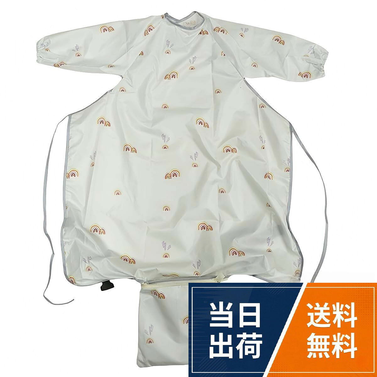 ✅【高品質・安全素材｜赤ちゃんにやさしい離乳食エプロン】サイズ約72×60cm。ポリエステル50％＋TPU50％の安全素材を使用し、BPAフリーで赤ちゃんが舐めても安心。柔らかく軽量で通気性が良く、防水性にも優れたベビー用お食事エプロンです。。✅【防水・防汚｜テーブル一体型で食べこぼし防止】テーブルクロス一体型デザインのお食事エプロンで、ハイチェアのトレイやテーブルにしっかり固定可能。離乳食やミルク、スープなどの食べこぼしをしっかりキャッチし、衣類や床を汚しません。。✅【折りたたみ収納｜持ち運びに便利】収納袋一体型仕様。使用後はくるっと折りたたんで収納袋に入れるだけ。お食事スタイの収納サイズ約22×22cmで、省スペース＆外出・旅行・外食時の持ち運びに最適です。。✅【お手入れ簡単｜洗えて清潔】汚れが付きにくく、水や油汚れもサッと拭くだけ。洗濯機洗いも可能ですが、バックルが付いているや長持ちさせるため手洗いがおすすめ。ほとんどのハイチェア・テーブルに対応します。。✅【食事以外にも使える多用途エプロン】長袖・半袖タイプ展開でオールシーズン対応。離乳食・食事だけでなく、お絵かき、粘土遊び、お手伝い、外出時の汚れ防止にも活躍。育児の必需品として出産祝いにもおすすめです。[VNGOLERRY] テーブルクロス一体型エプロン お食事エプロン 保育園 ベビー長袖 撥水 半袖 離乳食 防水 ロング お食事スタイ テーブルまで覆える 子供 赤ちゃん 食べこぼし 洗える 収納袋付き 折りたたみ / エプロン