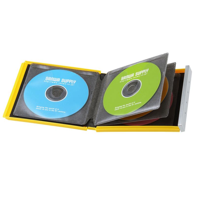 サンワサプライ ブルーレイディスク対応ポータブルハードケース(8枚収納)