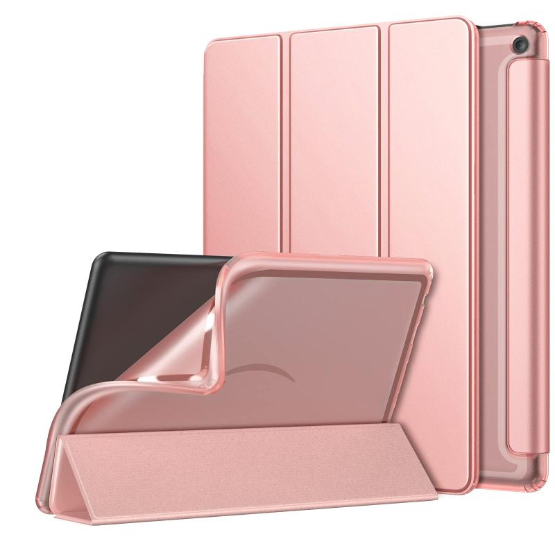 MoKo FireHD10 ケース 保護カバー 手帳型 スタンドケース オートスリープ対応 高級PUレザー外装 PC製シェルケース マイクロファイバー裏地 軽量 薄型 傷つき/汚れ防止