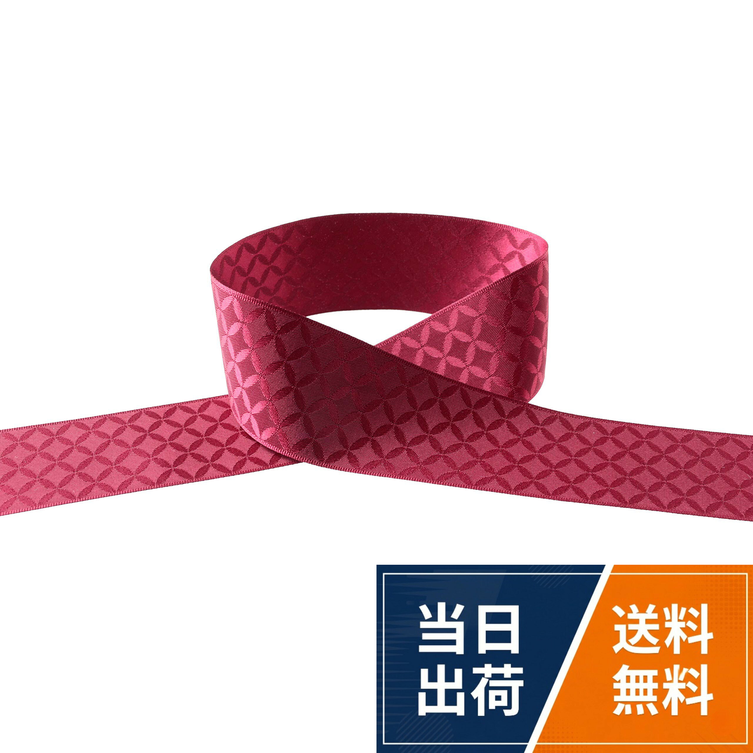 小西リボン 和柄リボン ロマン調 七宝柄 36mm×5m巻 KR7200-36