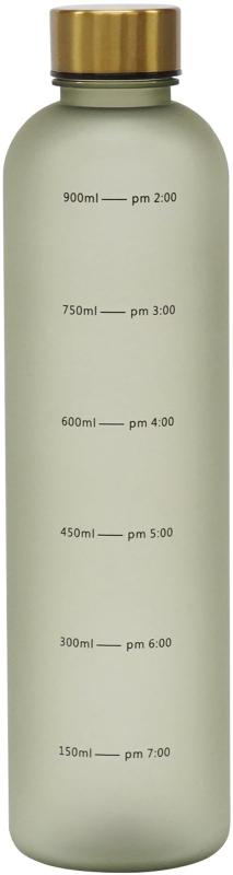 リビング attala ウォーターボトル 1L TIME MAKER BOTTLE 目盛付きボトル