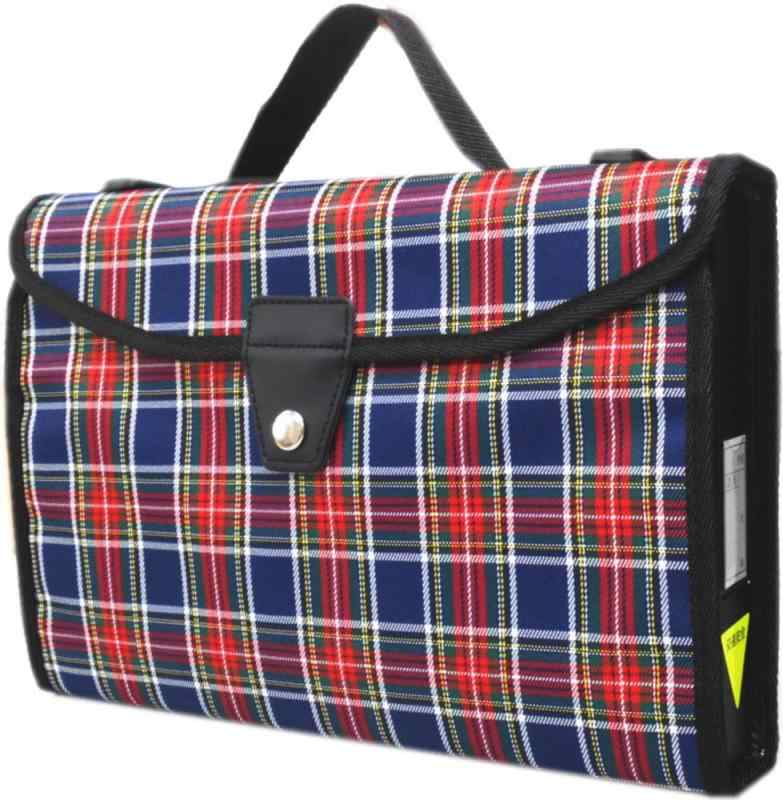 書道セット ネオ レッド 小学生 レトロ コンパクト 一体型 マドラスチェック柄 赤 習字セット