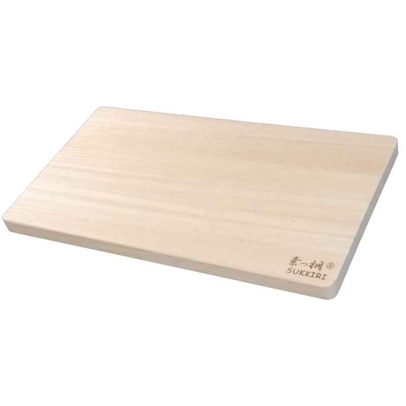 【 桐世界 】 まな板 桐 無垢 材 柾目 板 使用 木製 軽い 速乾 四角 軽量 包丁 に優しい 木のまな板 カッティングボード