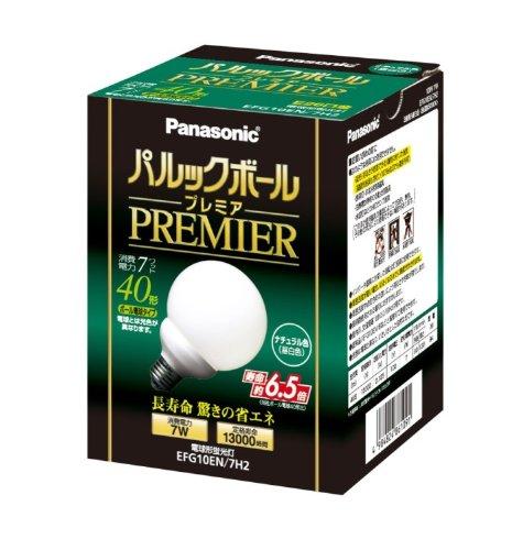 Rakuten - パナソニック 電球形蛍光灯 パルックボールプレミア 電球40W形相当 口金直径26mm ナチュラル色