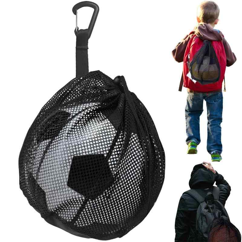 DARETOTRY サッカーボール ネット ポータブル ボールネット サッカーボールケース 入れ 持ち運び便利 通気性 軽量 サッカーボールメッシュ 収納バッグ バスケットボール ケース ボールバッグ