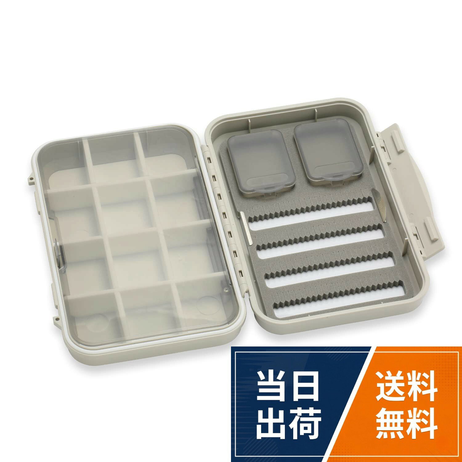 品番:CF-2304DD+。重量:151.5g。サイズ:18.5×10.7×4.1cm。タイプ:ドライドロッパーC&F Design CF-2304DD+ [Medium] DryDropper Fly Case ([ミディアム] ドライドロッパー・フライケース) 18.5×10.7×4.1cm / 18.5×10.7×4.1cm