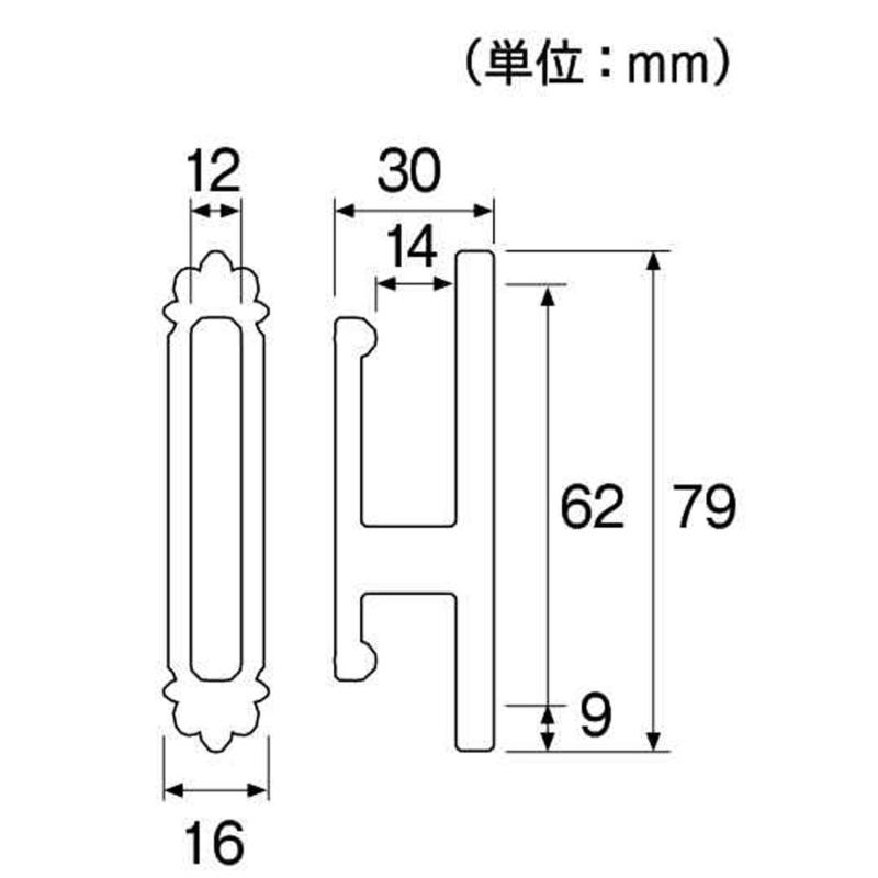 TOSO カーテンパーツ ふさかけ ウィーン 2個1組 M ホワイト 日本製 504940 3