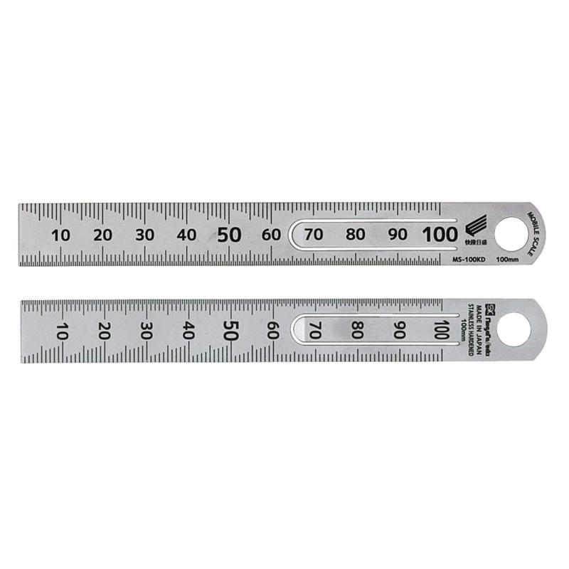 新潟精機 SK 日本製 モバイルスケール 快段目盛 100mm MS-100KD 3