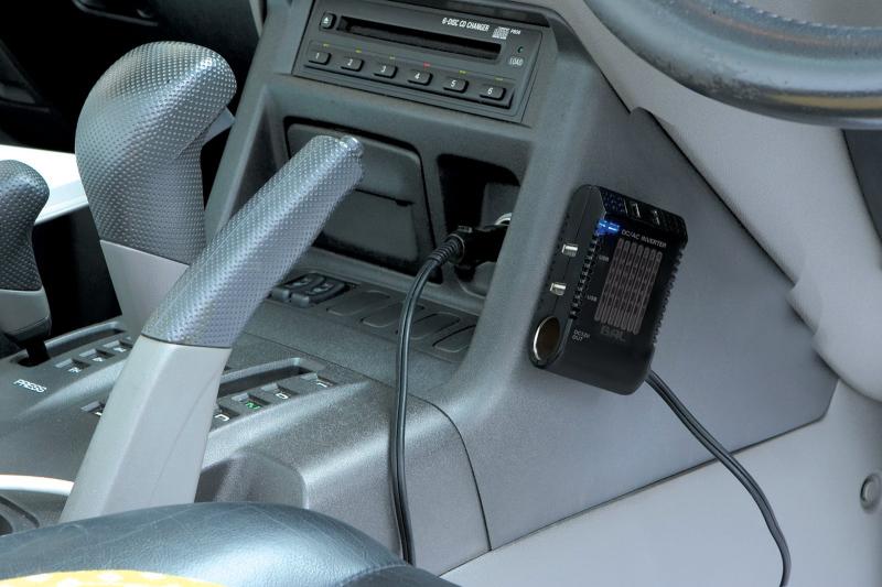 バル(BAL) アクセサリーソケット+コンセント+USBの3つの電源が使えるカーコンセント 3WAYインバーター 65W No.1759