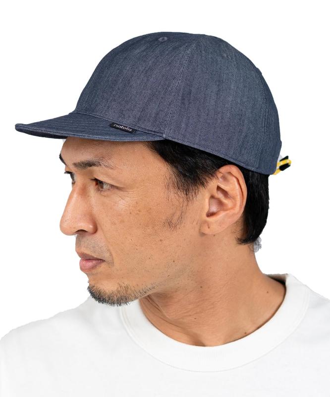 [ナコタ] Nylon Denim activity cap 帽子 ベースボールキャップ デニム メンズ レディース 春 夏 秋 インディゴ 青 ブルー 大きいサイズ アウトドア