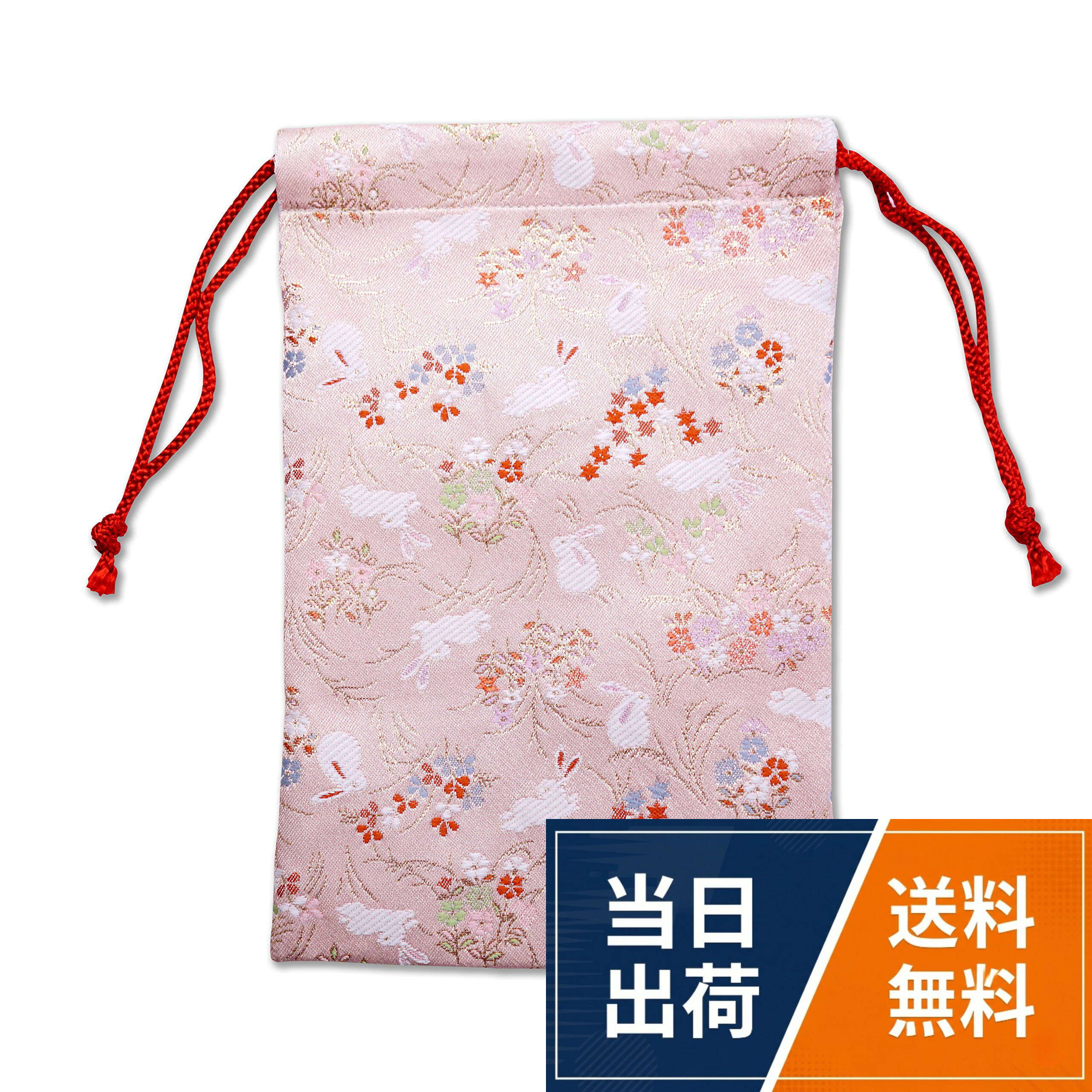 収納可能サイズ: B6サイズ程度。留め具の種類: 紐。京都西陣の金襴生地を使用（日本製）。表地:ポリエステル。サイズ：約 縦23.5cm × 幅15cm京都芸美堂 西陣織 金襴 御朱印帳入れ 巾着 日本製